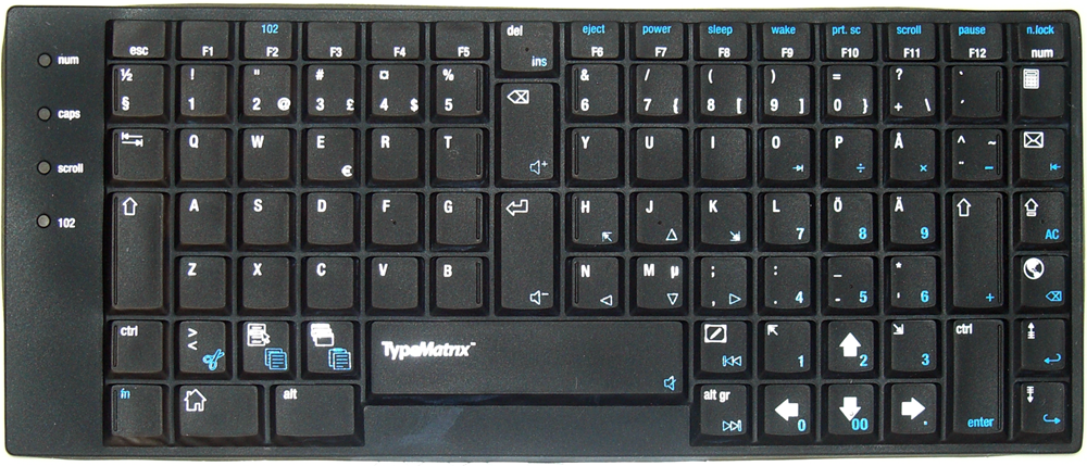 Swedish Qwerty Black