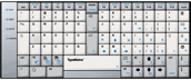 TypeMatrix 2030 Skin - Clear English Colemak labeled Skin (050-C)